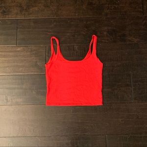 Red Tank Top Crop top